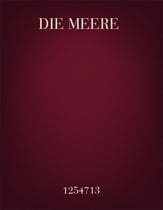 Die Meere Two-Part choral sheet music cover